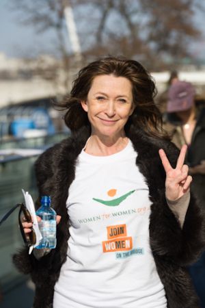 Photography of Cheryl Lungy supporting Women for Women in London